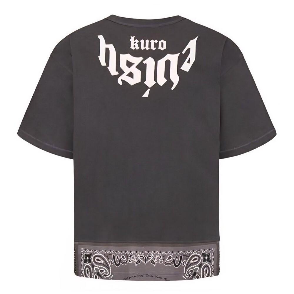 Evisu Kuro Men's Shirt 2XL Embroidered Logo Denim BRAND DESIGHNER BLOCK STYLE